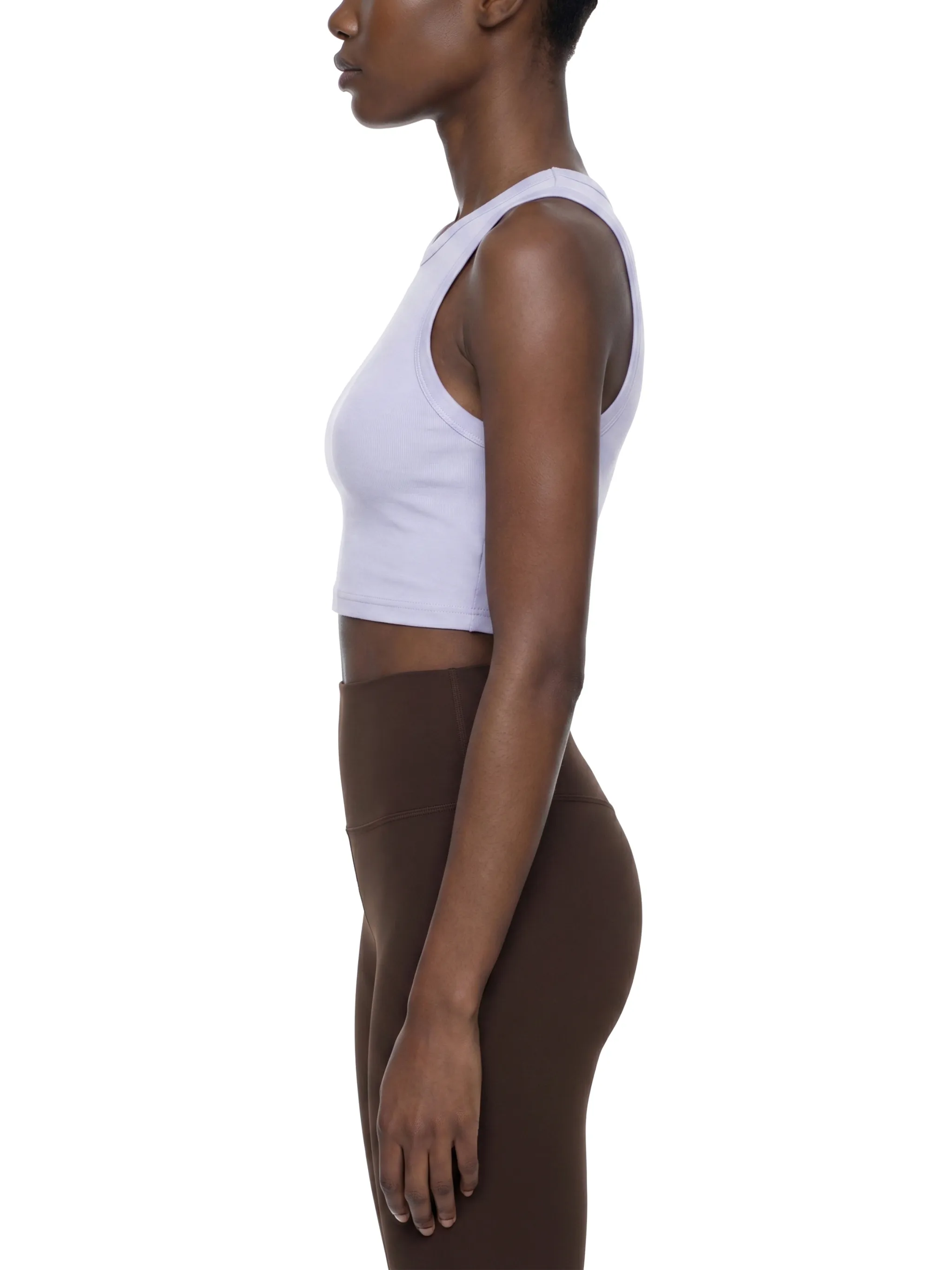 Women's Tight Crewneck Crop Tank Top