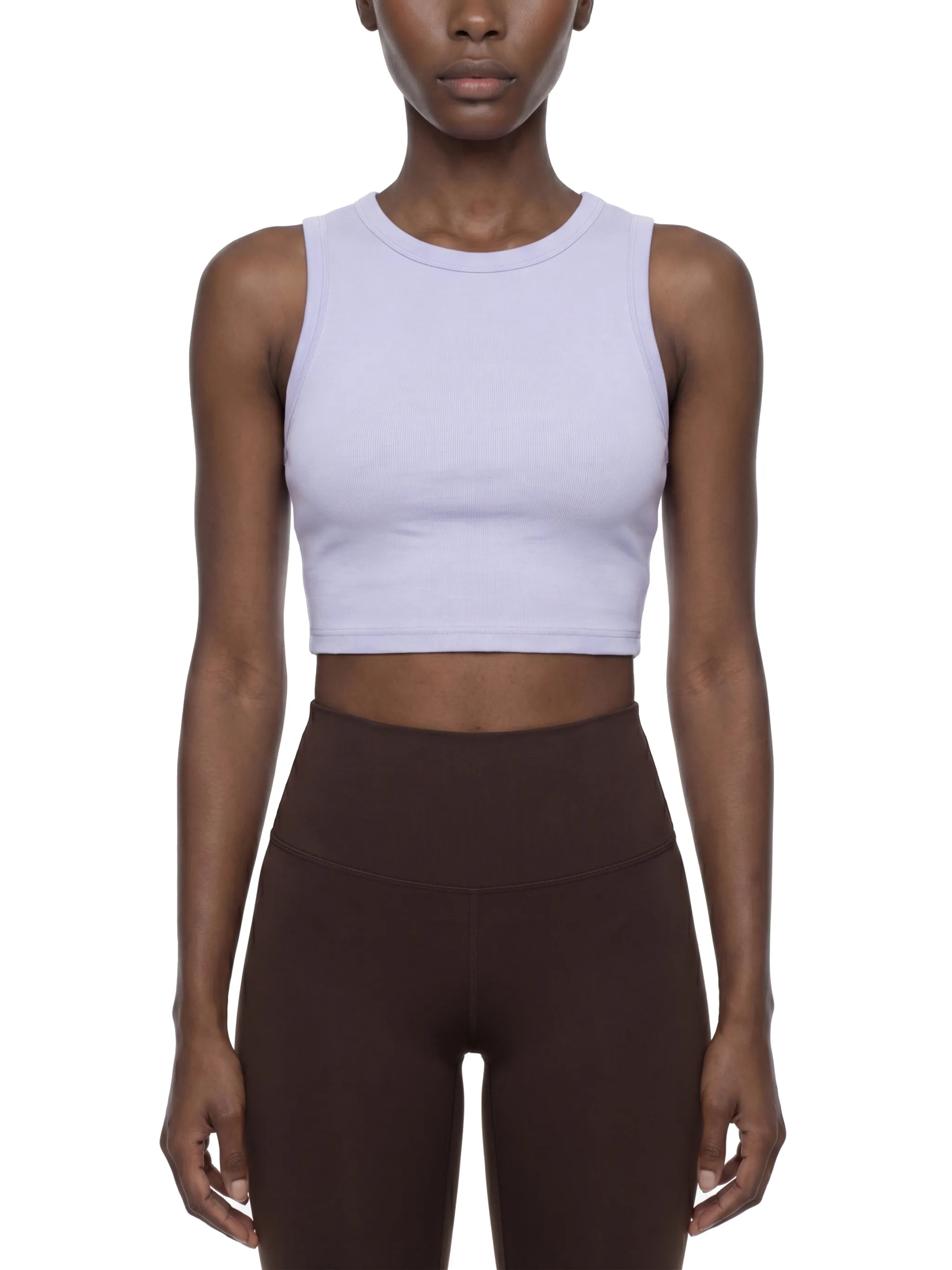 Women's Tight Crewneck Crop Tank Top