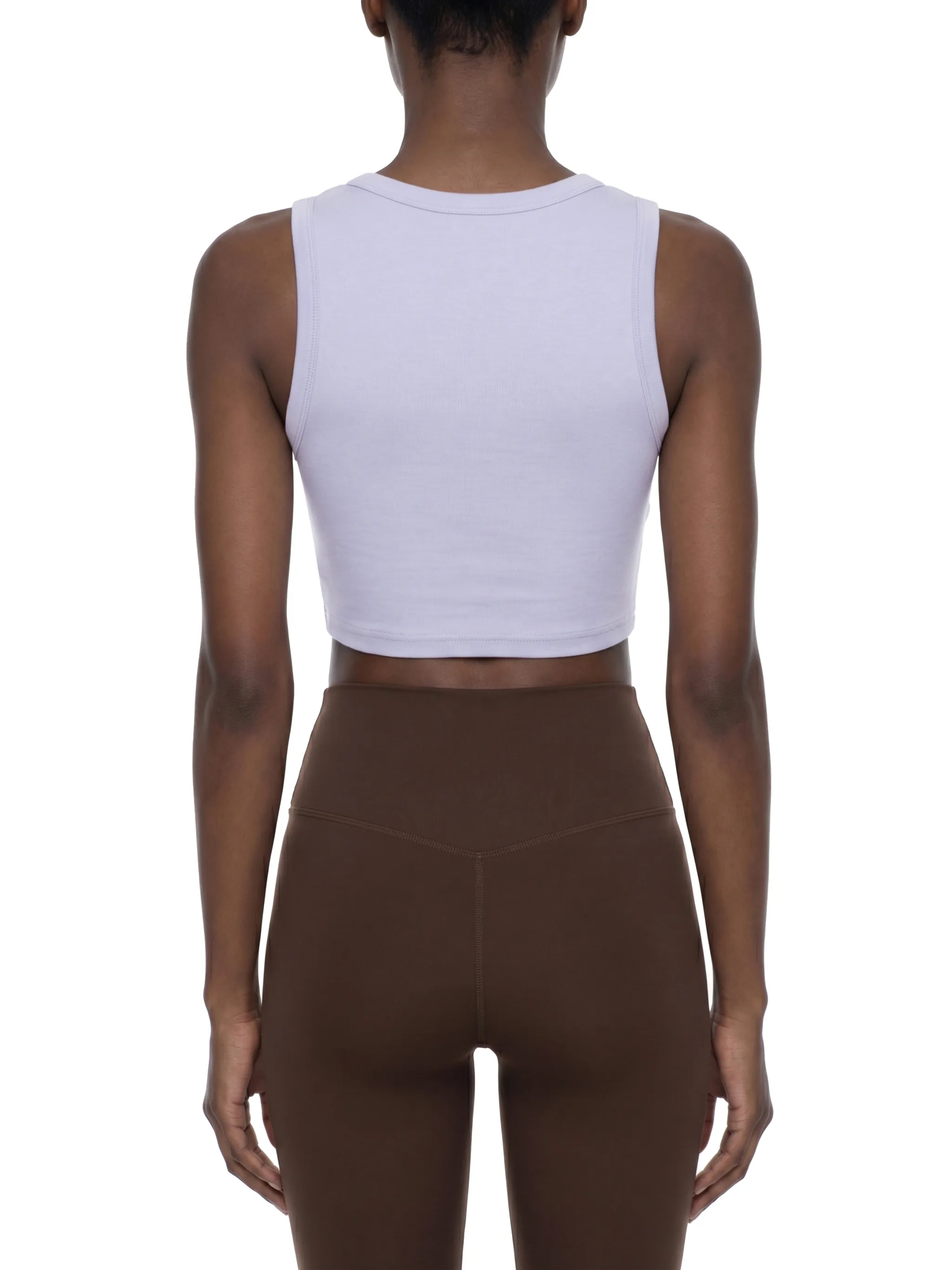 Women's Tight Crewneck Crop Tank Top