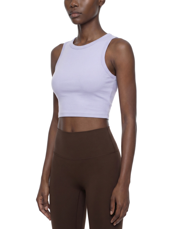 Women's Tight Crewneck Crop Tank Top