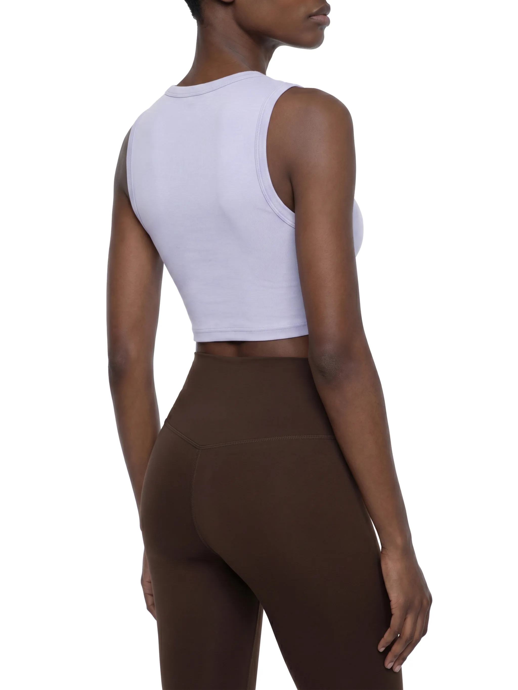Women's Tight Crewneck Crop Tank Top