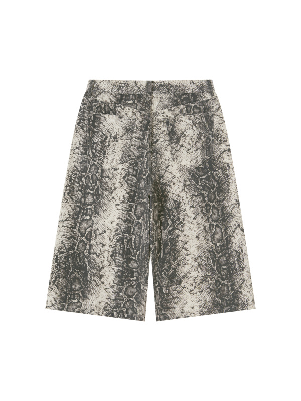 Men's Snake Print Shorts