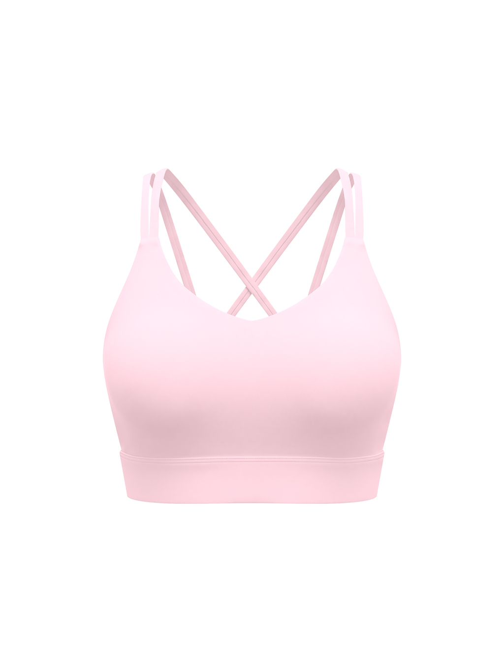 Women's Lycra Cropped Yoga Sport Bra - Main Image