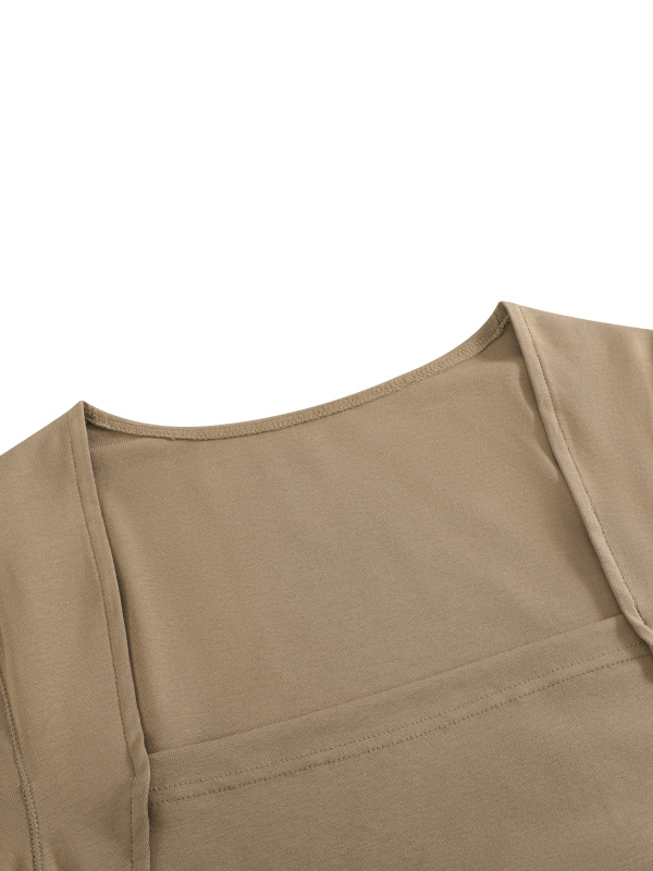 Women's Ruched Long Sleeve T-Shirt