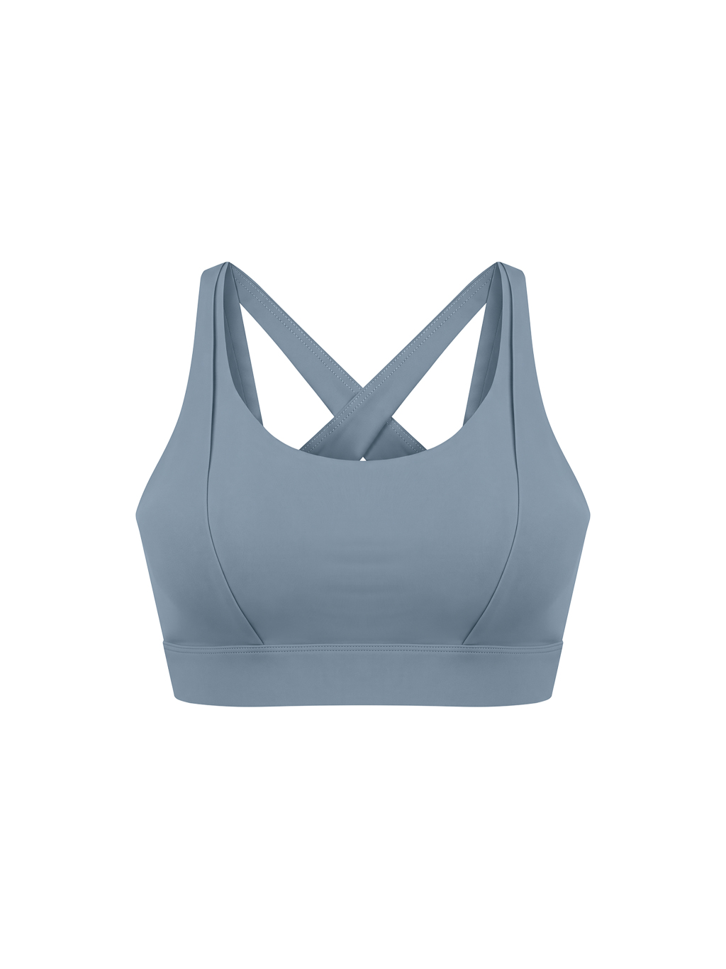 Women's Cropped Yoga Sport Bra - Main Image