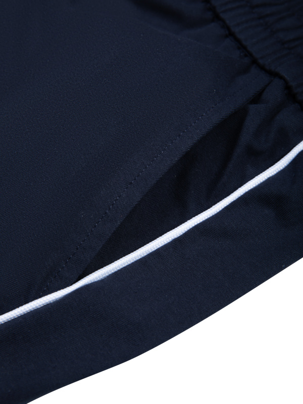 Unisex Piping Color Block Shorts