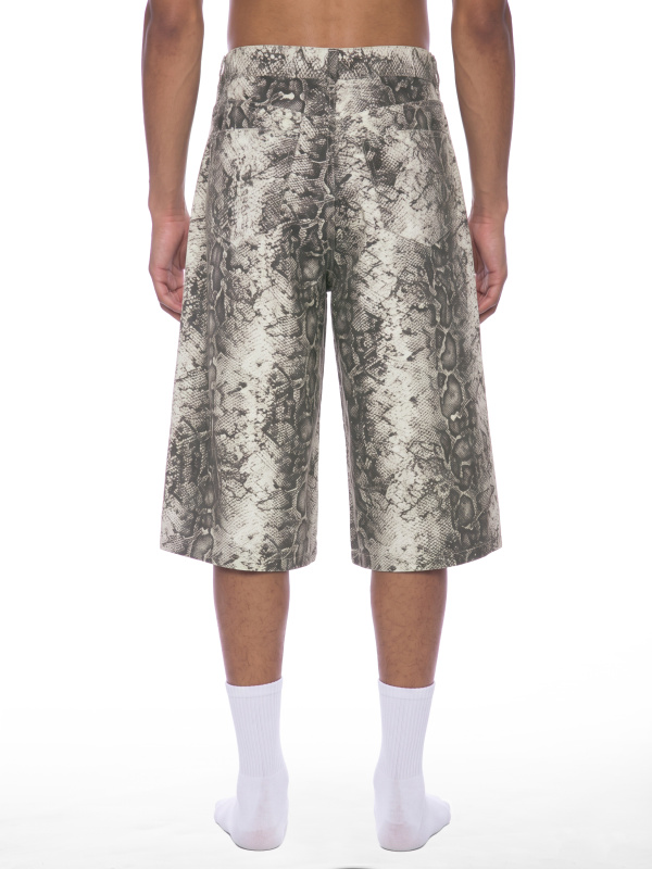 Men's Snake Print Shorts