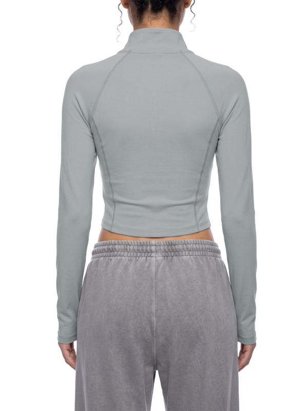Women's Quarter-Zip Yoga T-Shirt