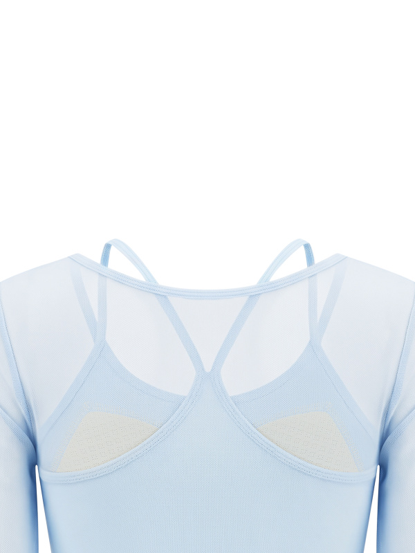 Women's 2-Piece Layered Yoga T-Shirt