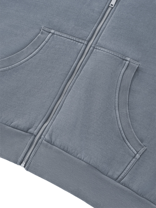 Unisex Vintage Wash Fleece Boxy Hoodie