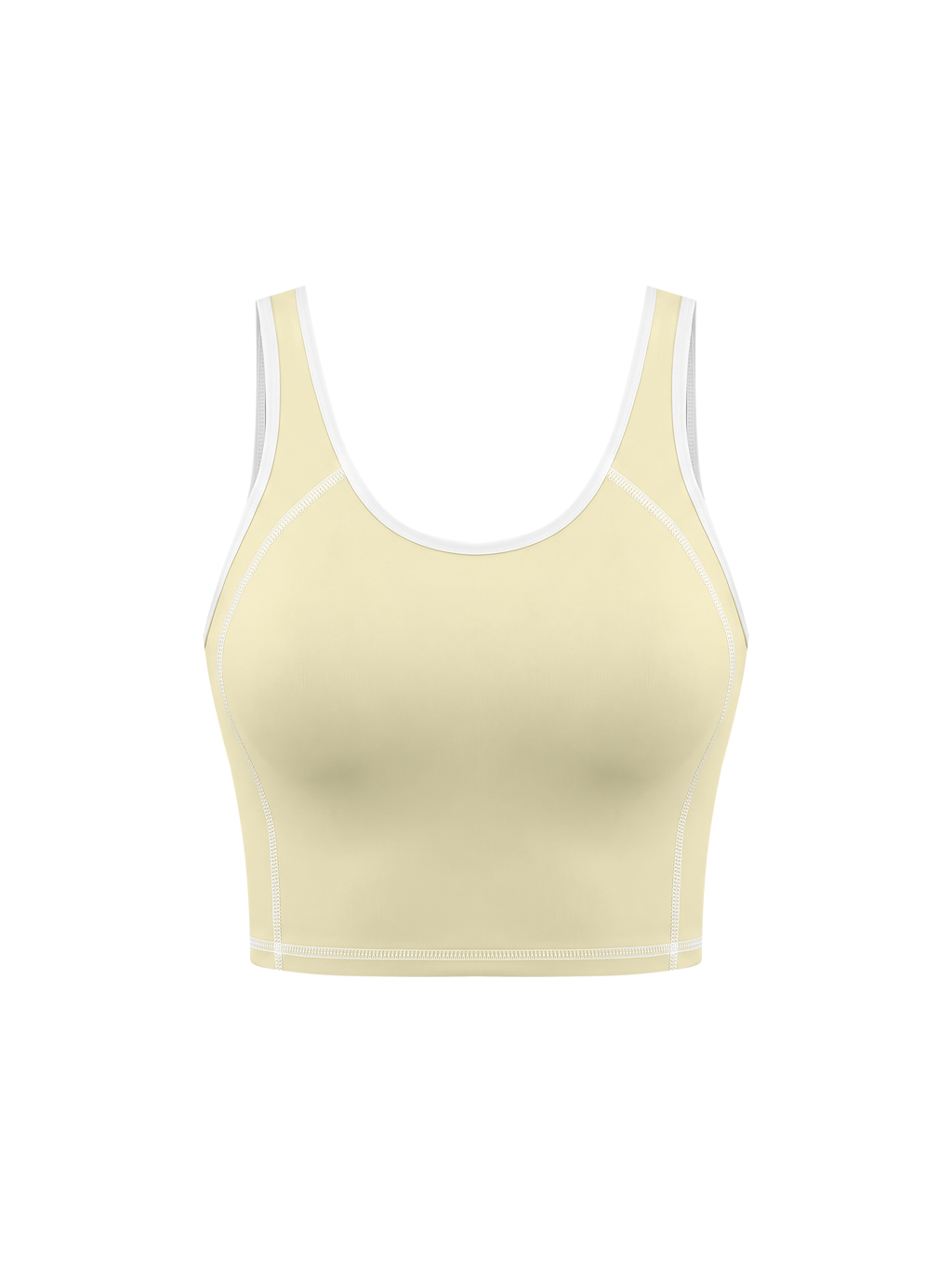 Women's Color Block Yoga Tank Top - Main Image