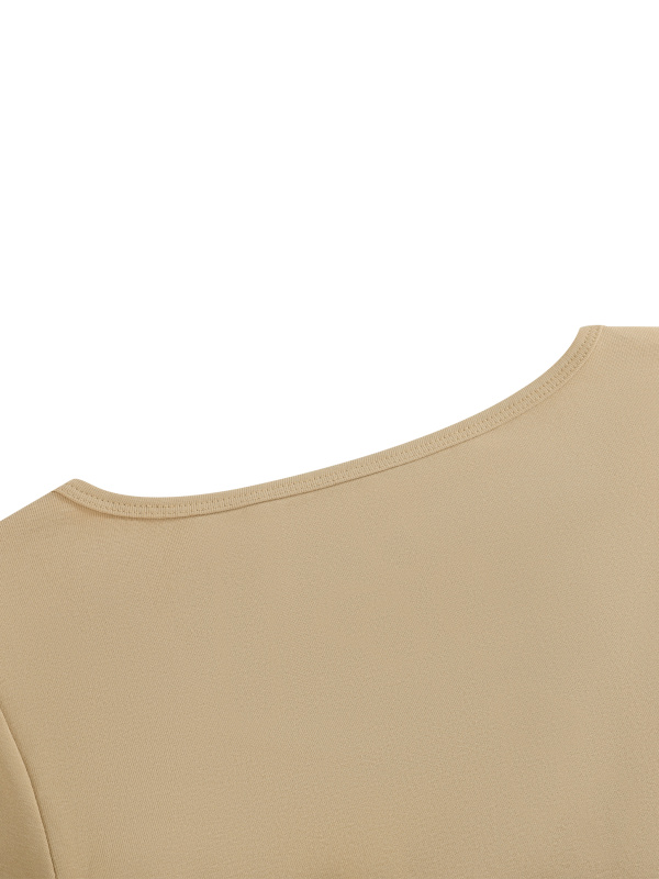 Women's Square Neck Cropped T-Shirt
