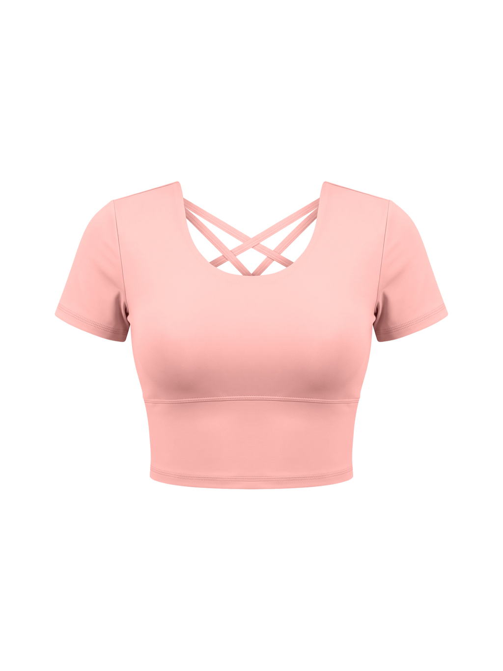 Women's Crop Yoga T-Shirt - Main Image