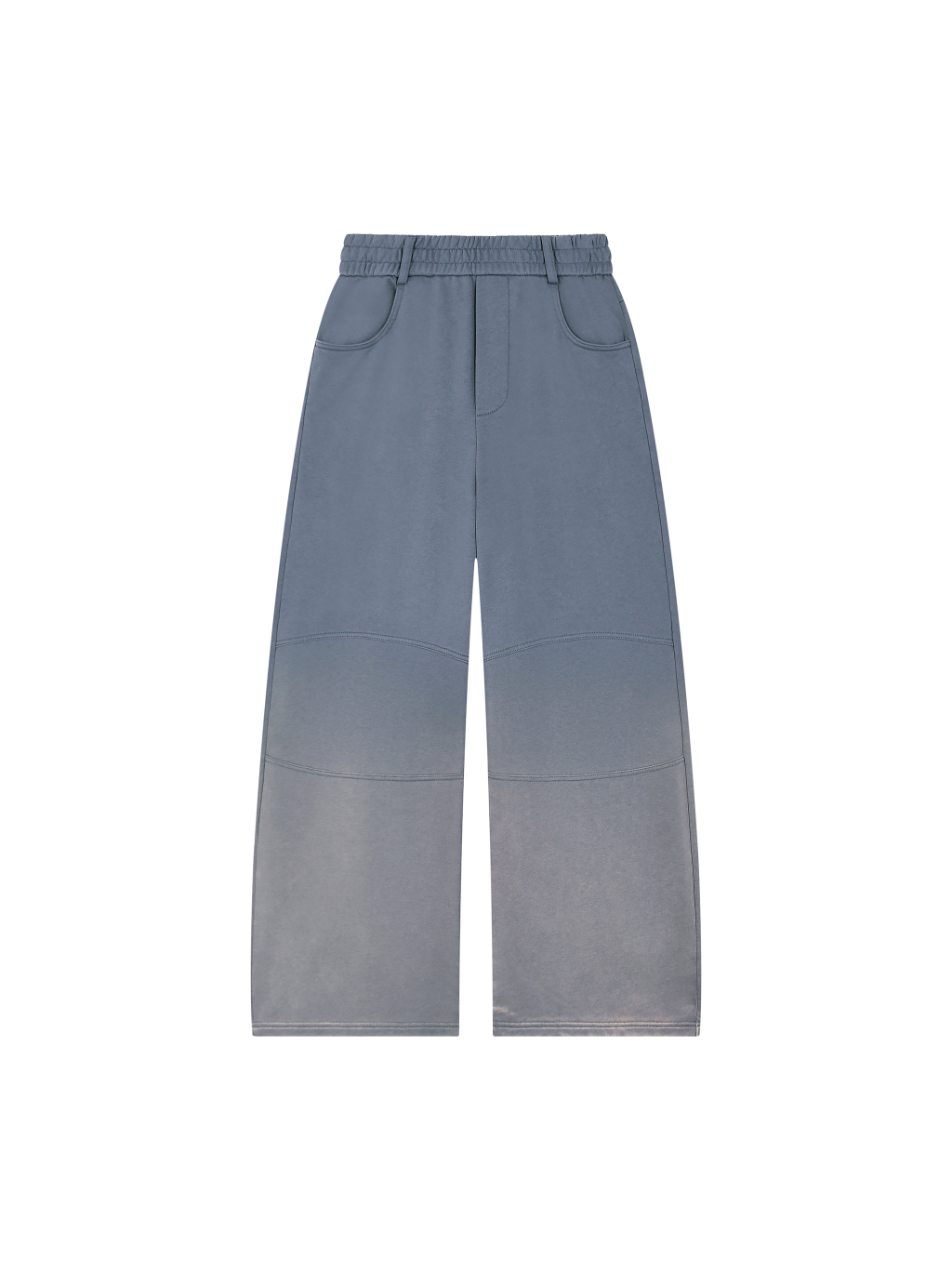 Unisex Sunfade Paneled Barrel Leg Sweatpants - Main Image