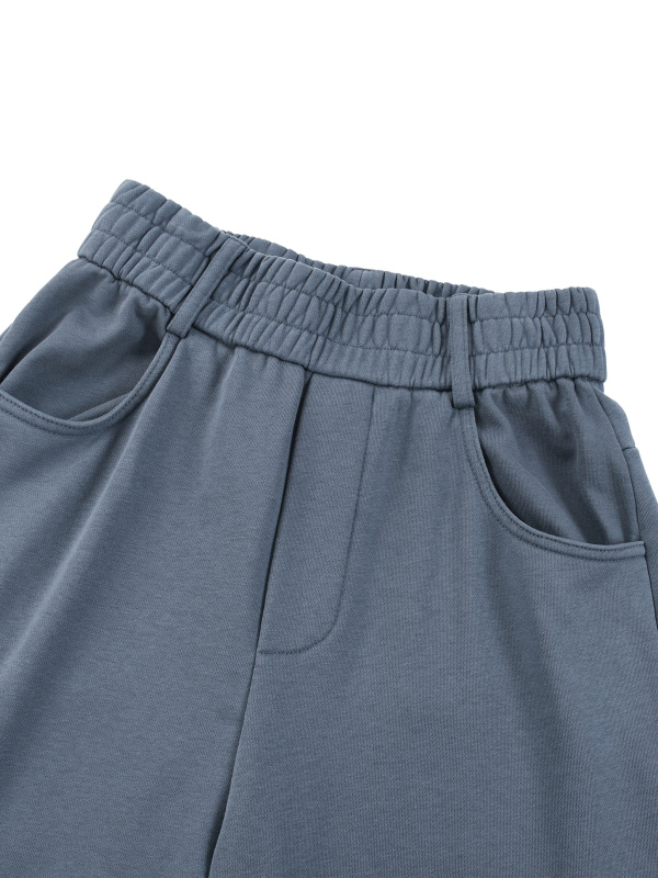 Unisex Sunfade Paneled Barrel Leg Sweatpants