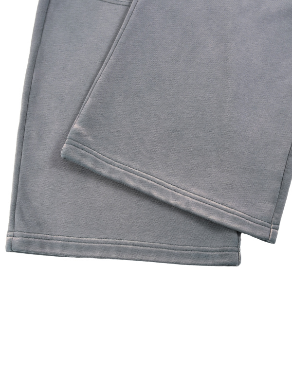Unisex Sunfade Paneled Barrel Leg Sweatpants