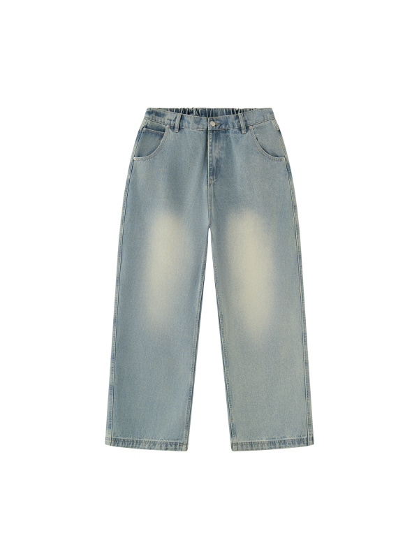 Men's Vintage Wash Denim Jeans