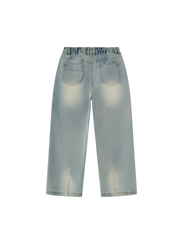 Men's Vintage Wash Denim Jeans