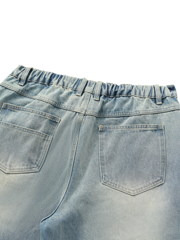 Men's Vintage Wash Denim Jeans
