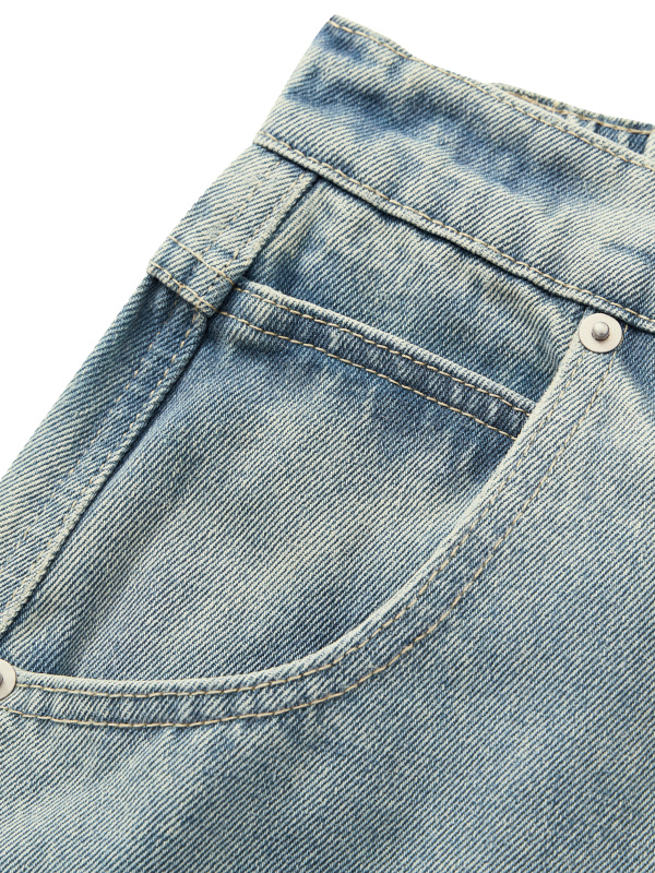 Men's Vintage Wash Denim Jeans