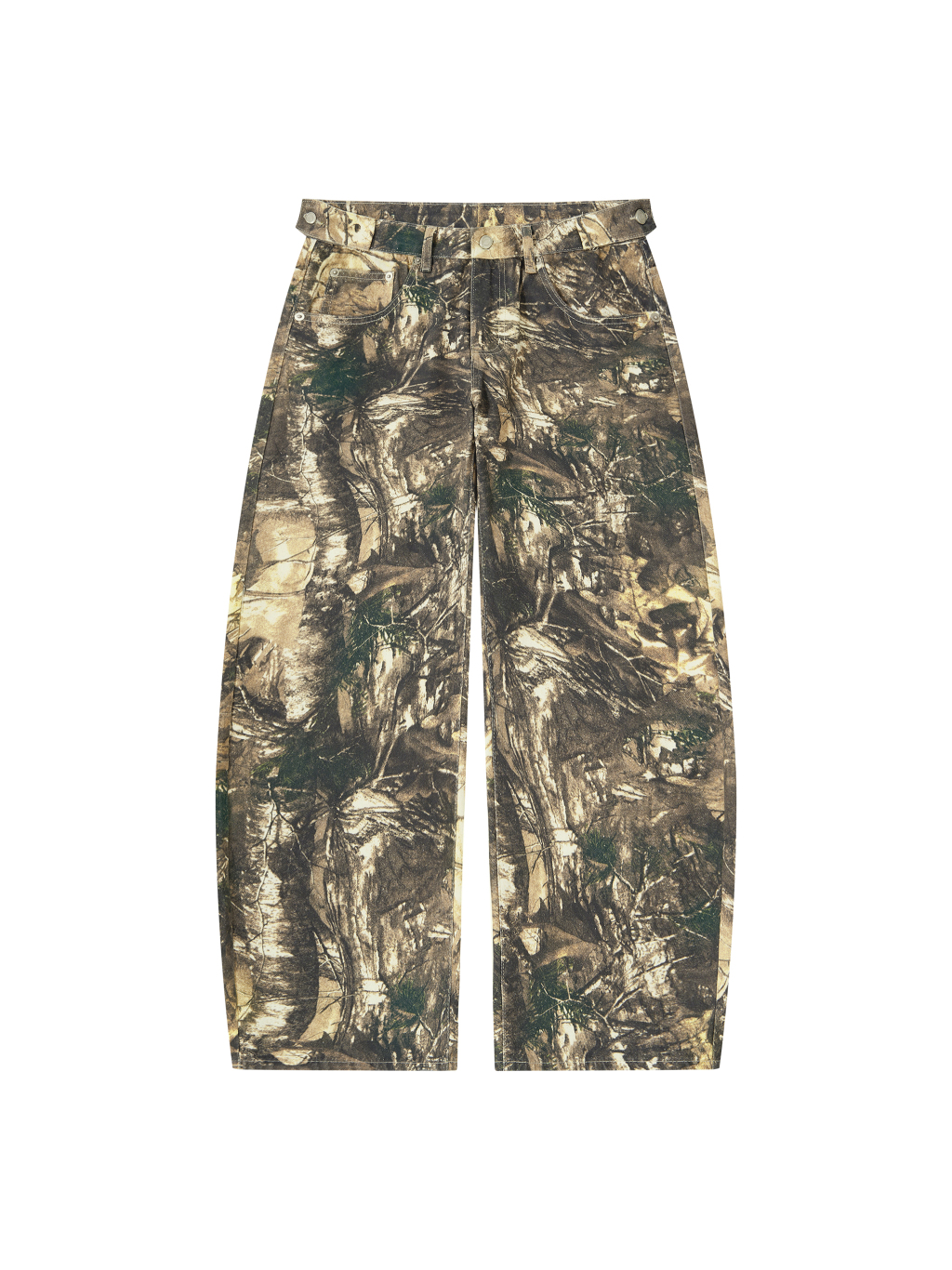 Men's Tree Camo Barrel Leg Pants - Main Image