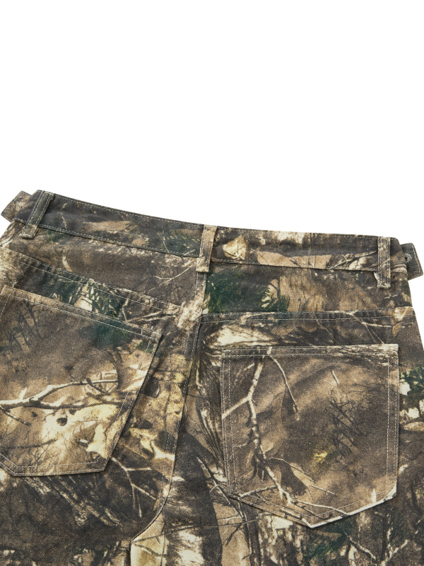 Men's Tree Camo Barrel Leg Pants