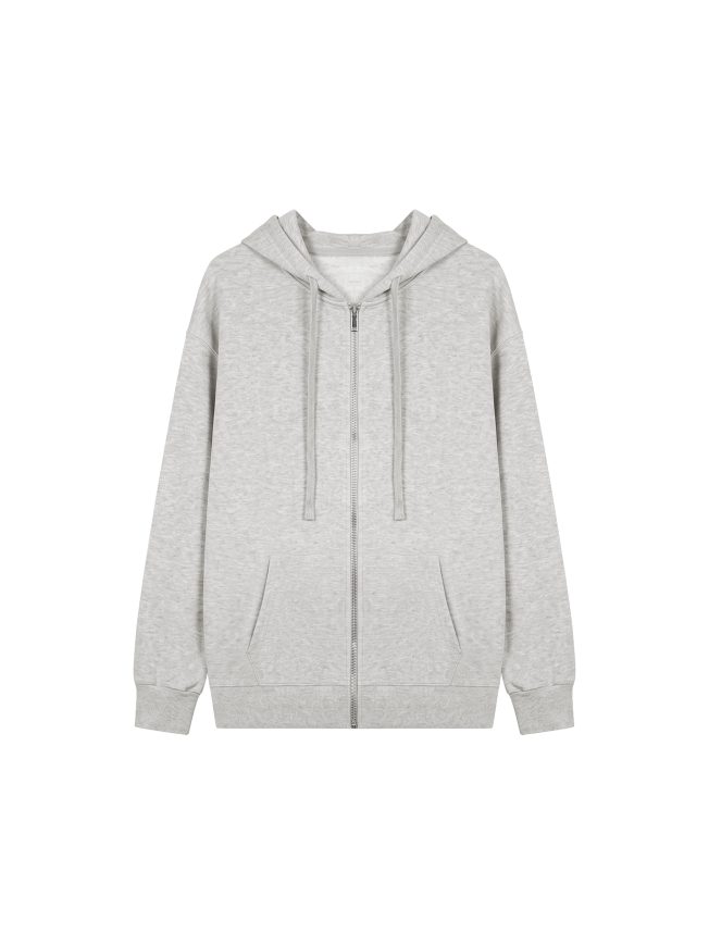 Unisex Oversized Full Zip Hoodie