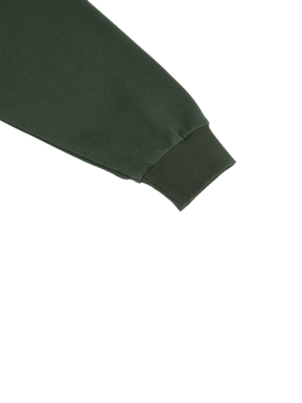 Unisex Paneled Raw Edge Boxy Sweatshirt