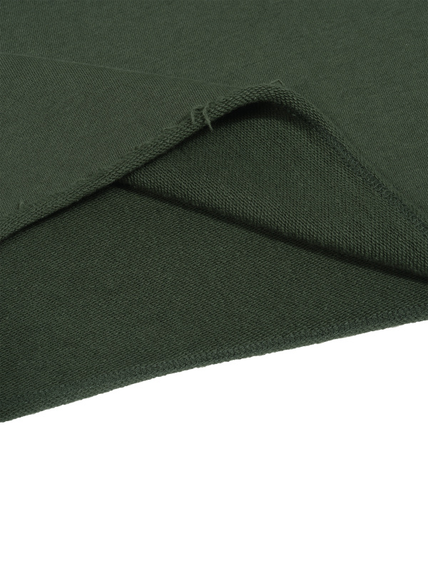 Unisex Paneled Raw Edge Boxy Sweatshirt