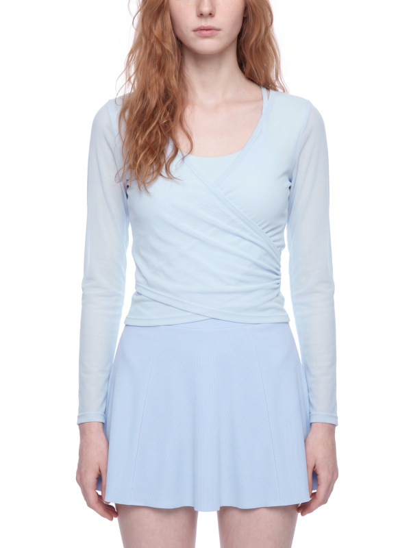 Women's 2-Piece Layered Yoga T-Shirt