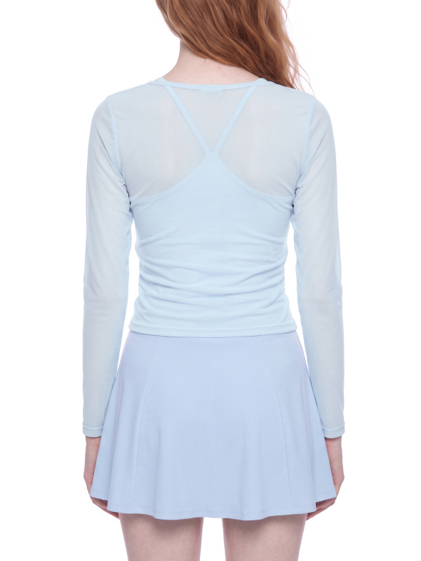 Women's 2-Piece Layered Yoga T-Shirt