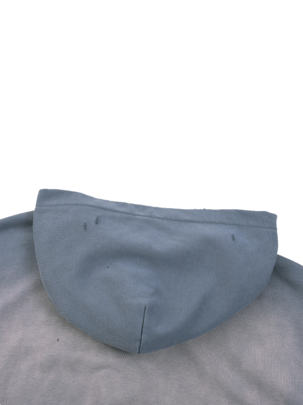 Unisex Sunfade Ripped Boxy Hoodie