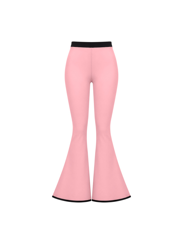 Women's Color Block Flared Yoga Leggings