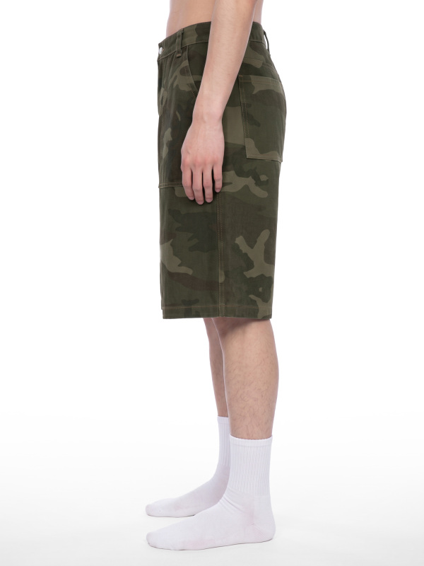 Men's Wide Leg Camo Shorts