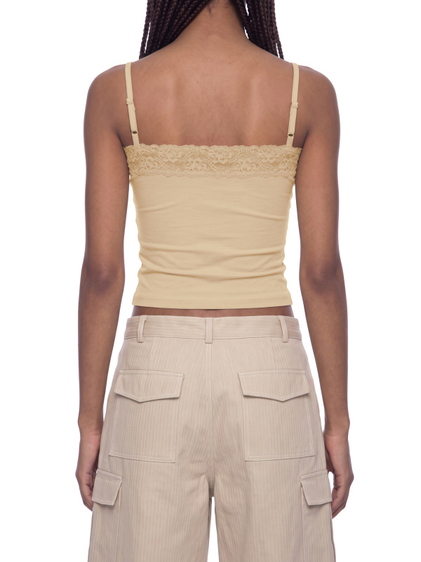 Women's Lace Trim Cami Tank Top