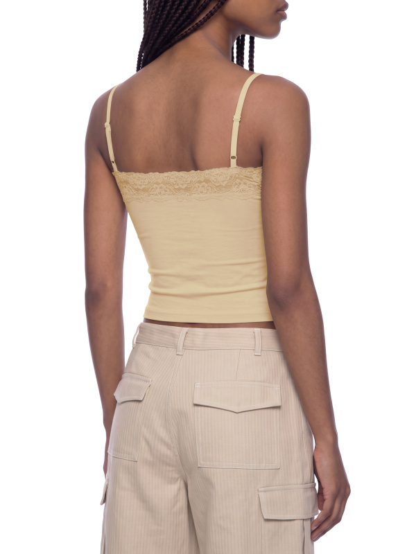 Women's Lace Trim Cami Tank Top