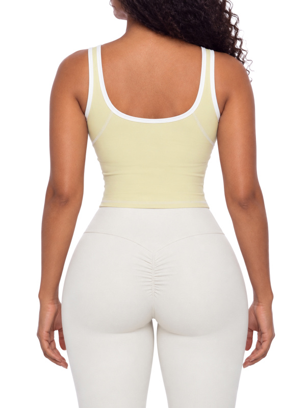 Women's Color Block Yoga Tank Top
