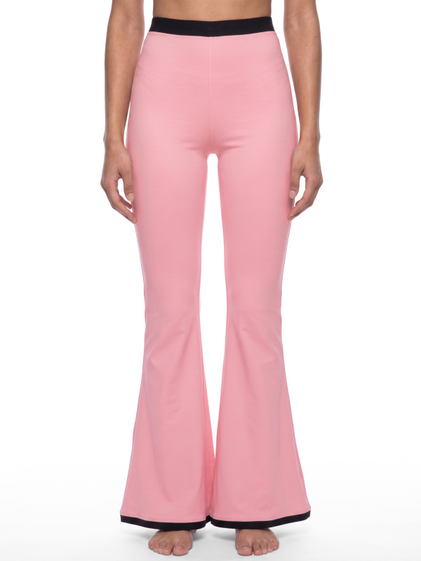 Women's Color Block Flared Yoga Leggings