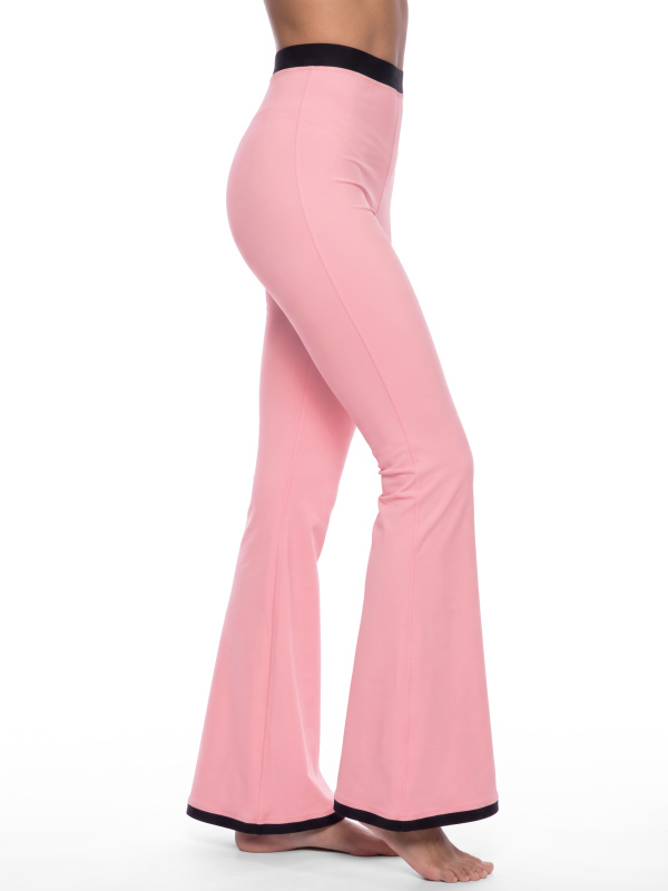 Women's Color Block Flared Yoga Leggings