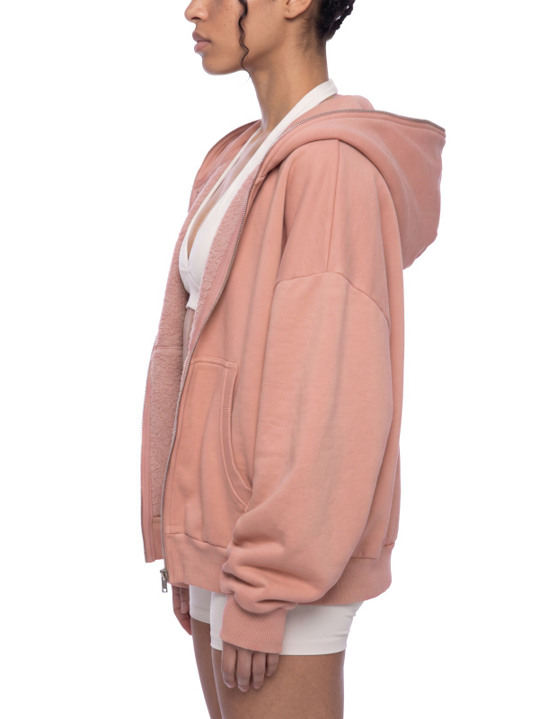 Unisex Vintage Wash Fleece Boxy Hoodie