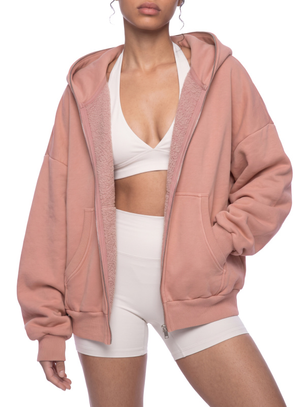 Unisex Vintage Wash Fleece Boxy Hoodie