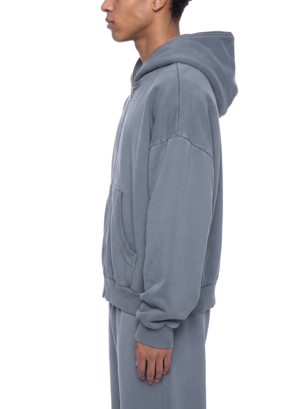 Unisex Vintage Wash Fleece Boxy Hoodie