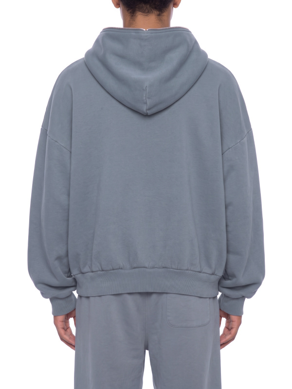 Unisex Vintage Wash Fleece Boxy Hoodie