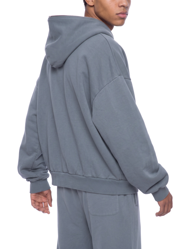 Unisex Vintage Wash Fleece Boxy Hoodie