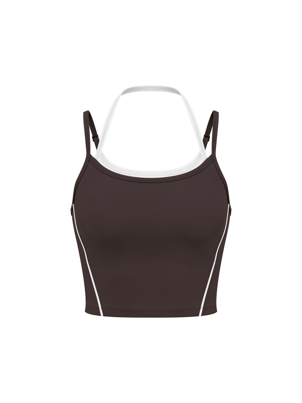 Women's Layered Yoga Tank Top - Main Image