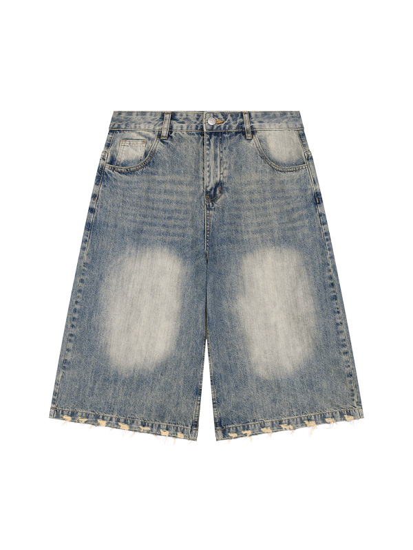 Men's Sunfade Distressed Denim Shorts