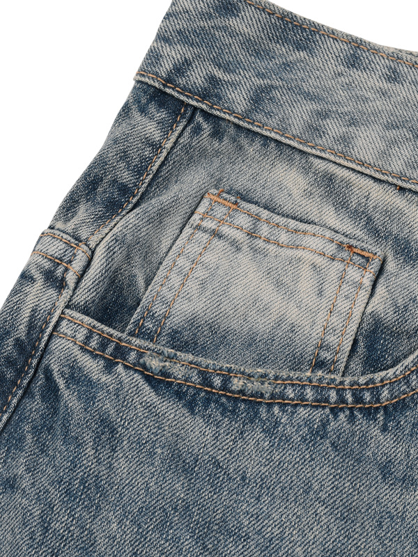 Men's Sunfade Distressed Denim Shorts