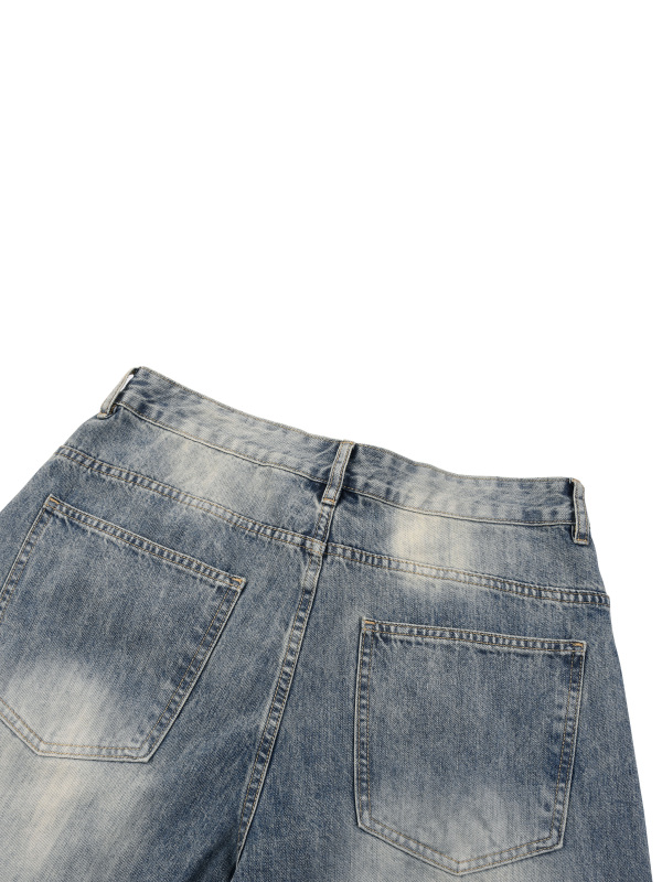 Men's Sunfade Distressed Denim Shorts