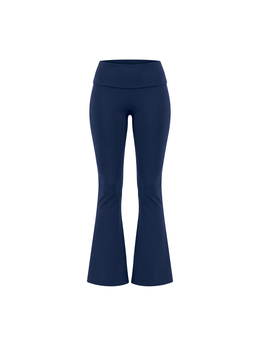 Women’s Fold-Over Waistband Yoga Leggings - Main Image