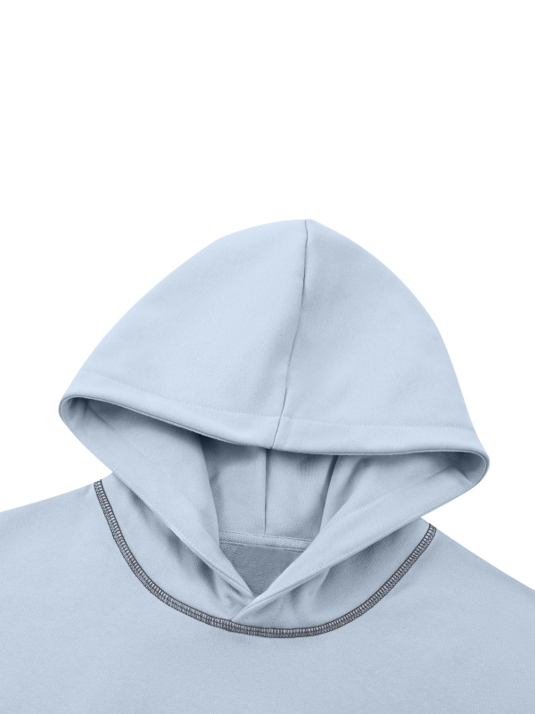 Unisex Boxy Heavyweight Topstitch Hoodie
